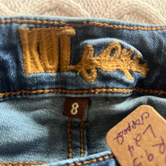 Kut from the Kloth Medium Wash Cropped Women's Denim Jeans Size 8 - Picture 11 of 15